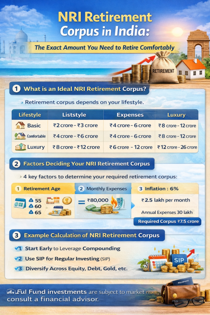 NRI retirement corpus in India